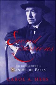 Cover of: Sacred Passions: The Life and Music of Manuel de Falla