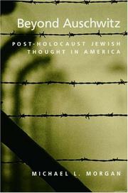 Cover of: Beyond Auschwitz: post-Holocaust Jewish thought in America