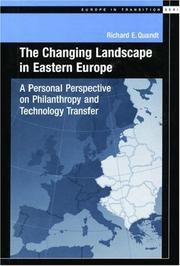 Cover of: The Changing Landscape in Eastern Europe by Richard E. Quandt