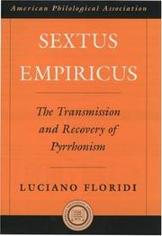 Cover of: Sextus Empiricus by Luciano Floridi
