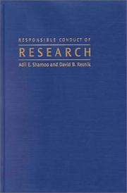 Cover of: Responsible Conduct of Research