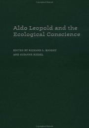 Cover of: Aldo Leopold and the Ecological Conscience