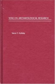 Cover of: Soils in archaeological research