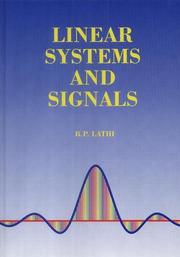 Linear systems and signals by B. P. Lathi