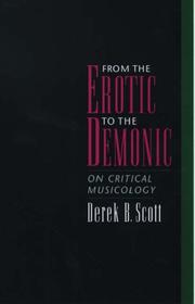 Cover of: From the Erotic to the Demonic by Derek B. Scott