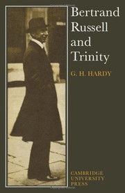 Cover of: Bertrand Russell and Trinity by G. H. Hardy