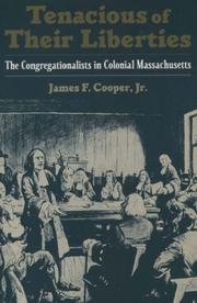 Cover of: Tenacious of Their Liberties by James Fenimore Cooper