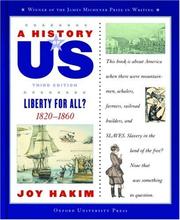 Cover of: A History of US: Book 5 by Joy Hakim