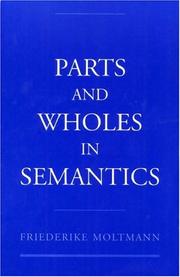 Cover of: Parts and Wholes in Semantics by Friederike Moltmann