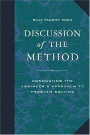 Cover of: Discussion of the Method | Billy Vaughn Koen