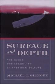 Cover of: Surface and depth by Michael T. Gilmore
