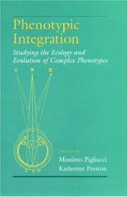 Cover of: Phenotypic Integration by 
