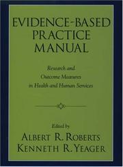 Cover of: Evidence-Based Practice Manual: Research and Outcome Measures in Health and Human Services