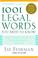 Cover of: 1001 legal words you need to know