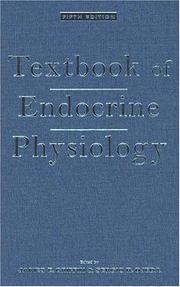 Cover of: Textbook of Endocrine Physiology