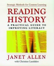 Cover of: Reading History: A Practical Guide to Improving Literacy