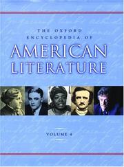 Cover of: The Oxford encyclopedia of American literature by Jay Parini, editor-in-chief.