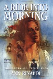 Cover of: A ride into morning by Ann Rinaldi