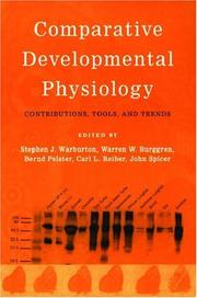 Cover of: Comparative Developmental Physiology: Contributions, Tools, and Trends