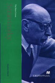 Cover of: The New Grove Stravinsky (Grove)
