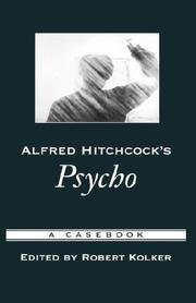Cover of: Alfred Hitchcock's psycho: a casebook