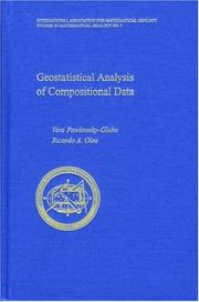 Cover of: Geostatistical Analysis of Compositional Data (Studies in Mathematical Geology, 7)