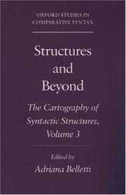Cover of: Structures and Beyond | Adriana Belletti