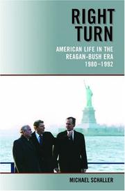 Cover of: Right turn: American life in the Reagan-Bush era, 1980-1992