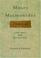 Cover of: Moses Maimonides