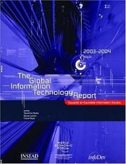 Cover of: The Global Information Technology Report 2003-2004: Towards an Equitable Information Society (Global Information Technology Report)