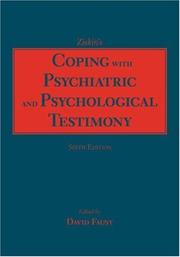Cover of: Ziskin's Coping with Psychiatric and Psychological Testimony