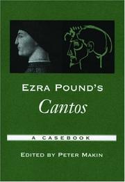 Cover of: Ezra Pound's Cantos: a casebook