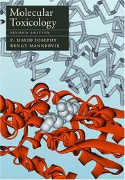 Cover of: Molecular toxicology by P. David Josephy, P. David Josephy