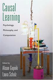 Cover of: Causal Learning: Psychology, Philosophy, and Computation (Oxford Series in Cognitive Development)