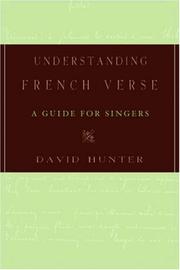 Cover of: Understanding French Verse by David Hunter