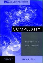 Cover of: Complexity by Nam P. Suh