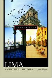 Cover of: Lima: A Cultural History (Cityscapes)