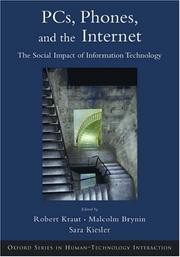 Cover of: Computers, Phones, and the Internet by Robert E. Kraut, Malcolm Brynin, Sara Kiesler