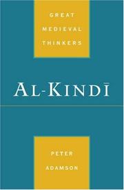 Cover of: Al-Kindi (Great Medieval Thinkers) by Peter Adamson
