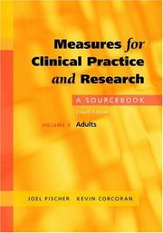 Cover of: Measures for Clinical Practice and Research: A Sourcebook Volume 2 by Joel Fischer, Kevin Corcoran