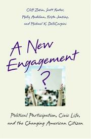 Cover of: A New Engagement?: Political Participation, Civic Life, and the Changing American Citizen