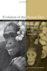 Cover of: Evolution of the Human Diet by Peter S. Ungar