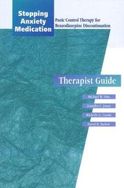 Cover of: Stopping Anxiety Medication (SAM): Panic COntrol Therapy for Benzodiaepine Discontinuation Therapist Guide (Treatments That Work)