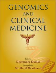 Cover of: Genomics and Clinical Medicine.