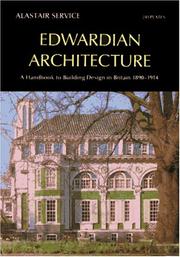 Cover of: Edwardian Architecture: A Handbook to Building Design in Britain 1890-1914