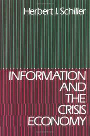 Cover of: Information and the crisis economy