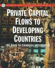 Cover of: Private capital flows to developing countries | World Bank