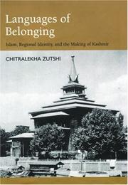 Cover of: Languages of belonging by Chitralekha Zutshi