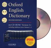 Cover of: Oxford English Dictionary | 