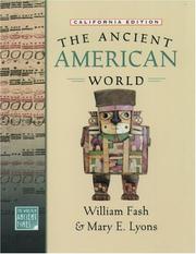 Cover of: The Ancient American World (The World in Ancient Times)